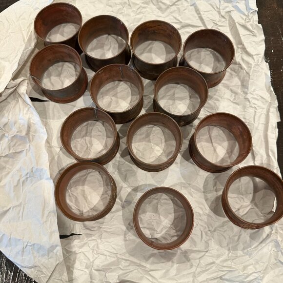 Copper Napkin Rings (13) - Picture 2 of 4